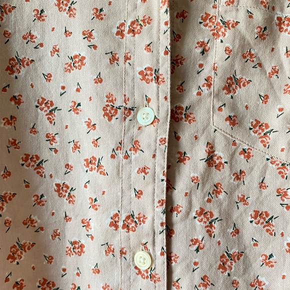 Madewell | Shrunken Ex-Boyfriend Shirt In Baby’s Breath - Picture 12 of 13